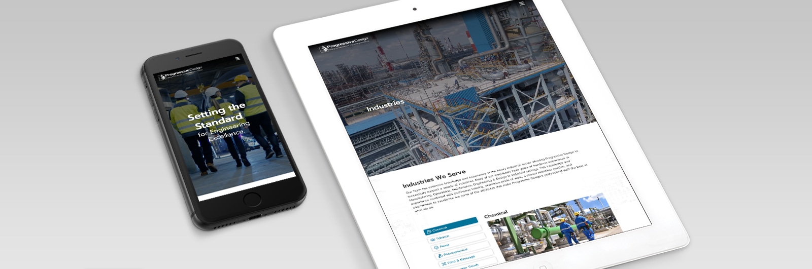 B2B Engineering Firm Construction Firm Web Design Progressive Design Archive