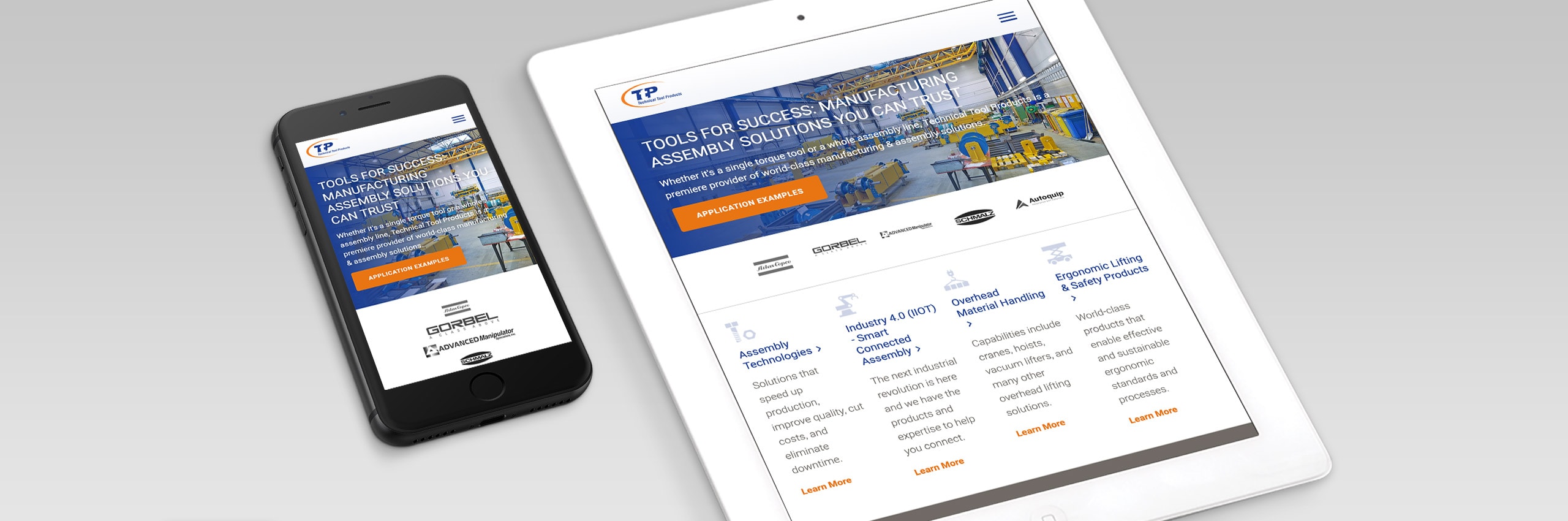 Industrial Manufacturing Web Design Technical Tool Case Study Archive