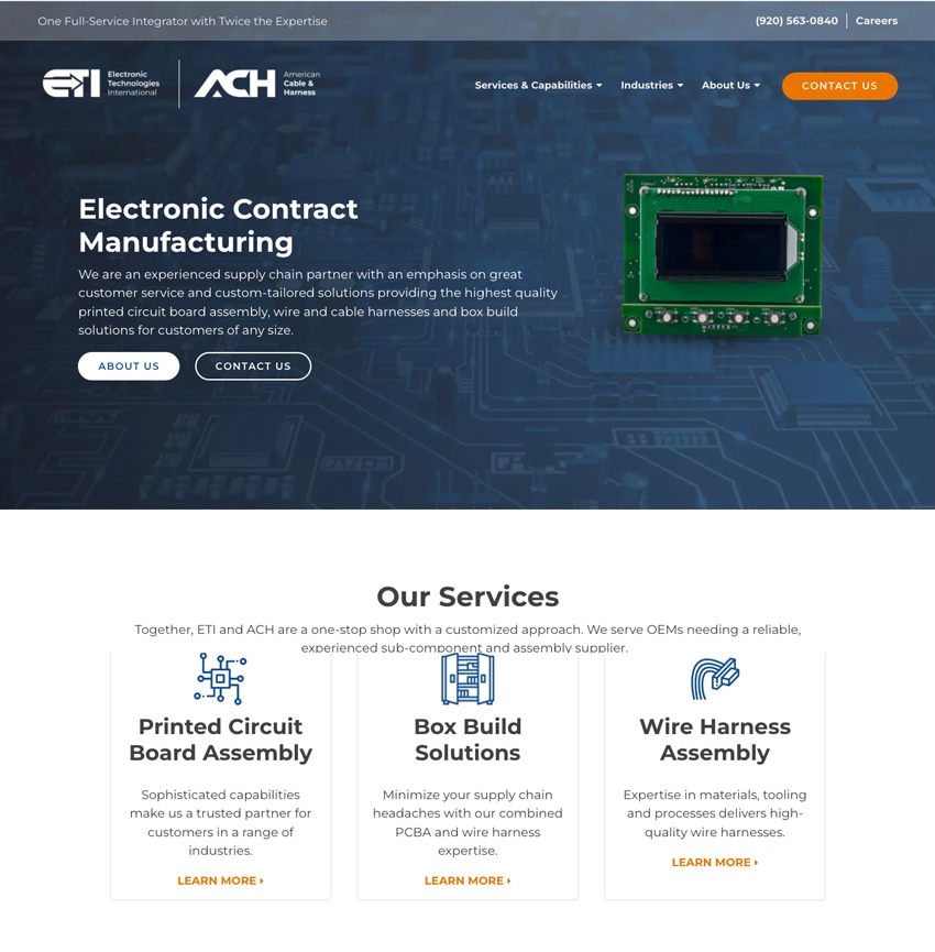 Best Aerospace and Defense Website Design Examples ETI