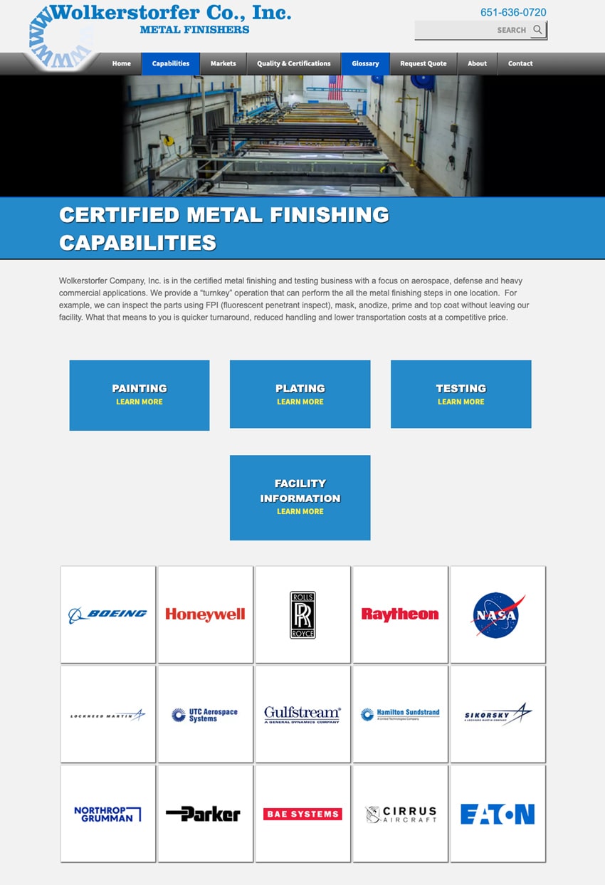 Best Aerospace and Defense Website Design Examples Wolkerstorfer