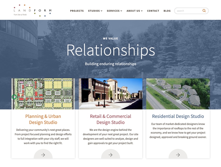 Best Engineering Website Design Examples Landform