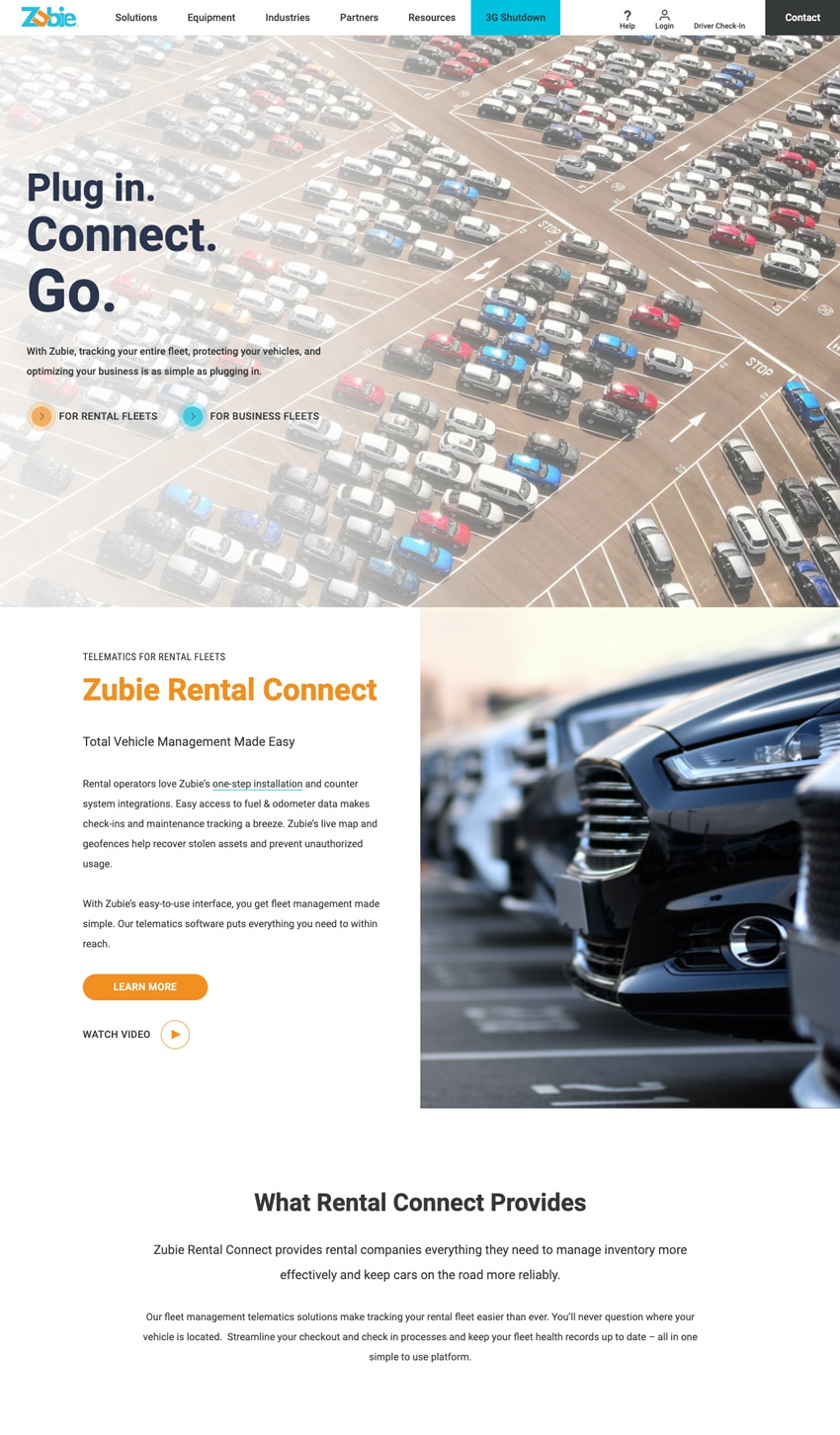 Best Logistics Website Design Examples Zubie