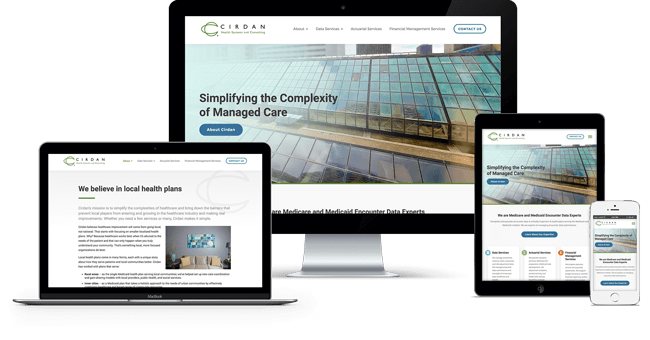 B2B Healthcare Consulting Web Design Case Cirdan Health Featured