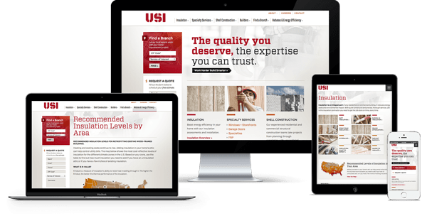 B2b Industrial Manufacturing Branding and Web Design Case Study USI Featured Image