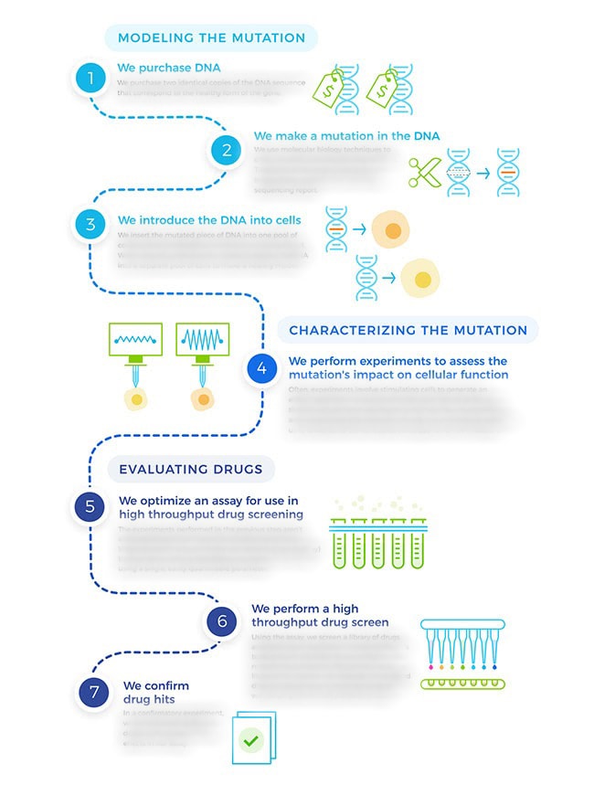 Process Infographic for Life Science Company