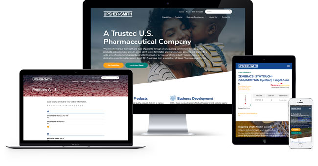 Pharmaceutical Website Design Case Study Upsher Smith