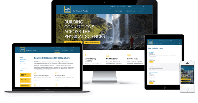 Publishing Web Design AIP Case Study Featured Image